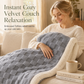 Heavyweight Double-Layer Thickened Sherpa Flannel Fleece Warm Throw Blanket