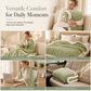 Heavyweight Double-Layer Thickened Sherpa Flannel Fleece Warm Throw Blanket
