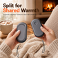 Magnetic Split 2-in-1 Rechargeable Hand Warmer Mini Portable USB Electric Hand Warmer