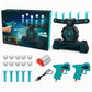 Electric Hovering Ball Target Shooting Game Set with Toy Guns and Floating Balls Glow in the Dark Electronic Target for Kids