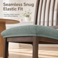 📢📢50% OFF !! ⏰ Stretch Dining Chair Seat Cover – Strapless Elastic Slipcover with Elegant Textured Pattern for Home Dining Room