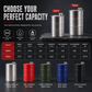 Portable 304 Stainless Steel Jerry Can Shaped Hip Flask for Outdoor Camping