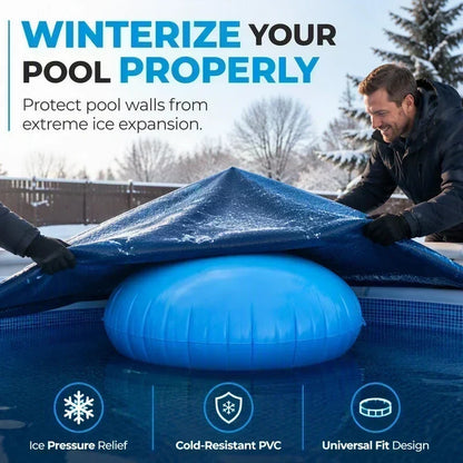 📢📢50% OFF !! ⏰ Pool Winterizing Air Pillow – Round, ice pressure relief & protective ✨