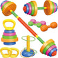 Kids Adjustable Dumbbell Toy Set