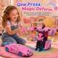 One Button Deforming Remote Control Car Cyberpunk Spider Unicorn Drifting RC Pickup Toy Gift for Boys and Girls