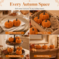Velvet Pumpkins for Halloween & Thanksgiving