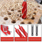 📢📢40% OFF !! ⏰8PCS 4-Flute Auger Drill Bit Set for Woodworking