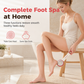 📢📢50% OFF !! ⏰3-in-1 Callus Remover & Foot Scrub – Safe 304 Stainless Steel, Soft Rubber Toe Bristles & Pumice Stone – Smooth Soft Feet in 3 Simple Steps 🔧