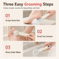 📢📢50% OFF !! ⏰3-in-1 Callus Remover & Foot Scrub – Safe 304 Stainless Steel, Soft Rubber Toe Bristles & Pumice Stone – Smooth Soft Feet in 3 Simple Steps 🔧