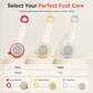 📢📢50% OFF !! ⏰3-in-1 Callus Remover & Foot Scrub – Safe 304 Stainless Steel, Soft Rubber Toe Bristles & Pumice Stone – Smooth Soft Feet in 3 Simple Steps 🔧