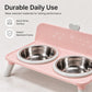 📢📢40% OFF !! ⏰ Elevated Pet Bowls – Detachable & double‑bowl design 🐾✨