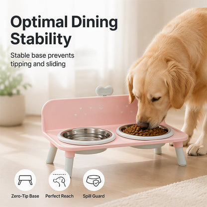 📢📢40% OFF !! ⏰ Elevated Pet Bowls – Detachable & double‑bowl design 🐾✨