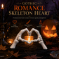 💀 50% OFF! 🎃 Skeleton Figurine – Gothic Heart Hand Gesture, Hand-Painted Bone Details & Solid Resin Build – Spooky Desk & Shelf Decor ✨