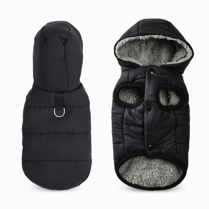 🐕 Save 50%! 🧥 Hooded Dog Coat – Fleece‑lined, windproof & built‑in harness ✨