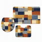 Nordic Style Faux Cashmere U-Shaped Toilet Mat Bathroom Floor Rug