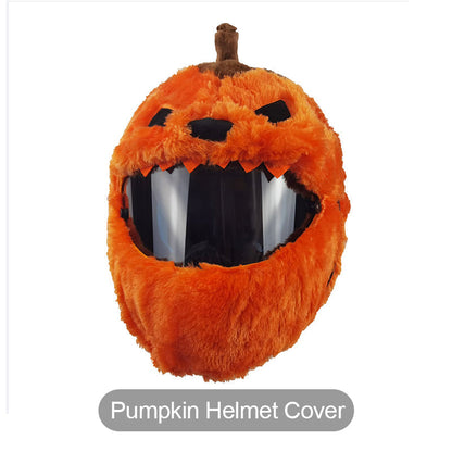 📢📢40% OFF !! ⏰Funny Plush Motorcycle Helmet Cover Universal Fit Cartoon and Holiday Protective Sleeve for Christmas Halloween Outdoor Riding