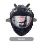📢📢40% OFF !! ⏰Funny Plush Motorcycle Helmet Cover Universal Fit Cartoon and Holiday Protective Sleeve for Christmas Halloween Outdoor Riding