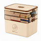 📢📢40% OFF !! ⏰Large Medicine Storage Box – Multi-Layer Divided Compartments, Portable Family First Aid & Pill Organizer💊📦