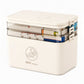 📢📢40% OFF !! ⏰Large Medicine Storage Box – Multi-Layer Divided Compartments, Portable Family First Aid & Pill Organizer💊📦