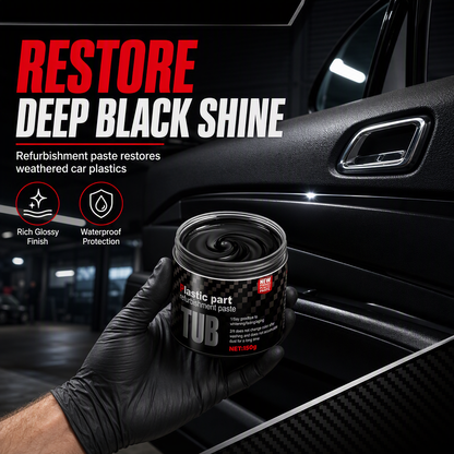 📢📢50% OFF !! ⏰Car Interior Plastic and Rubber Restorer Cream Leather Seat Refurbishing Paste and Shine Protective Coating Agent