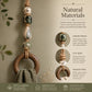 📢📢40% OFF !! ⏰ Decorative Beaded Towel Hanger with Wooden Ring – Rustic, Artisanal, Multi-use ✨