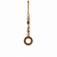 📢📢40% OFF !! ⏰ Decorative Beaded Towel Hanger with Wooden Ring – Rustic, Artisanal, Multi-use ✨