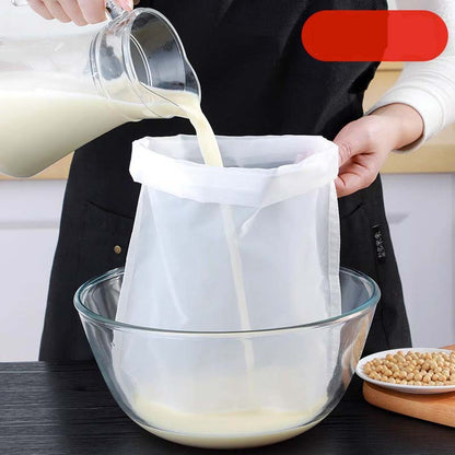 🥳HOT SALE🥳💞10K+ SOLD! Strainer Bag – High-density mesh, drawstring & reusable. Smooth filtering – grab yours! ✅