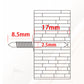 📢📢Buy 2 get 1 free  !! ⏰Hardware Carbon Steel Nails for Seamless Installation