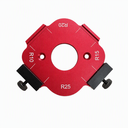 📢📢50% OFF !! ⏰Woodworking Router Template Round Corner R Angle Arc Jig Tool for Wood Router Trimmer Wardrobe DIY Corner Trimming