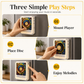 📢📢50% OFF !! ⏰ NFC Magnetic Fridge Music Box – Tap to Play, 360° Rotating LED Light 🧲