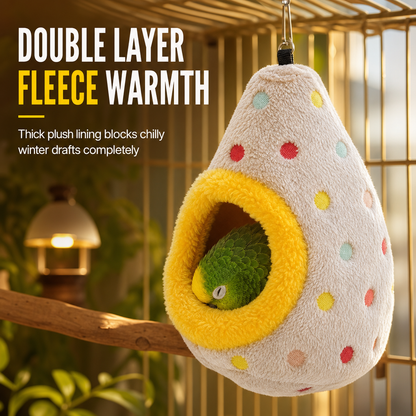 📢📢40% OFF !! ⏰ CCHanging Bird Nest Hammock – Warm cotton & egg‑shaped comfort ✨