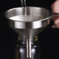 📢📢50% OFF !! ⏰ Stainless Steel Filter Funnel – Kitchen & Lab Multi-Use ✨