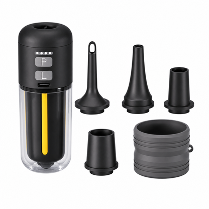 📢📢40% OFF !! ⏰Portable Outdoor Air Pump and Deflator with Emergency Light Ambient Light and SOS Function for Pool Floats Inflatable Boats and Air Mattresses