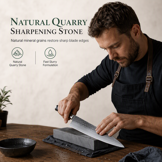 📢📢40% OFF !! ⏰Natural Green Slurry Whetstone 3000 Grit Single Sided Kitchen Knife Sharpening Stone