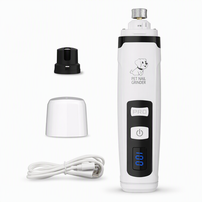 📢📢40% OFF !! ⏰Electric Pet Nail Grinder with Dual LED Lights Grooming Trimmer for Dogs and Cats