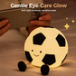 ⚽ Silicone Soccer Night Light: Tap Control, 3 Brightness, Auto-Off Timer, 1200mAh, Rechargeable