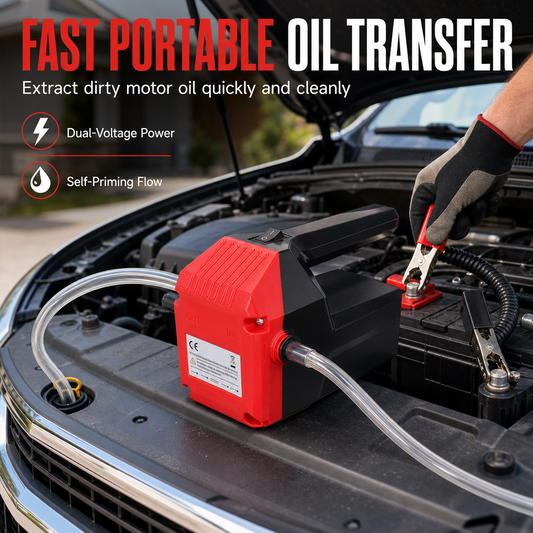 📢📢40% OFF !! ⏰Upgraded Second Generation 12V 24V Electric Gear Oil Transfer Pump Self-Priming Pump for Diesel Engine Oil and Hydraulic Oil