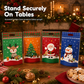 50 Pack Christmas Candy Bags Cartoon Stand Up Zipper Pouches for Snowflake Crisp Cookie and Baking Food Packaging