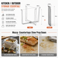 📢📢50% OFF !! ⏰Foldable 304 Stainless Steel Trash Bag Holder Stand for Kitchen and Outdoor Storage