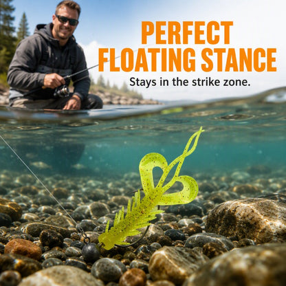 📢📢50% OFF !! ⏰ Realistic Shrimp Soft Lures – Floating & lifelike action ✨