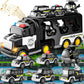 Giocattoli camion della polizia Bambini 7 in 1 Camion Giocattolo a frizione Regali di Natale e compleanno per bambini e bambine dai 3 ai 5 anni