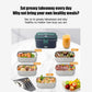 📢📢40% OFF !! ⏰Portable Electric Lunch Box Food Heater Set