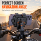 📢📢40% OFF !! ⏰Shockproof Bicycle and Motorcycle Phone Mount for Electric Bikes and Mountain Bikes Handlebar and Rearview Mirror Navigation Phone Holder