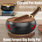 📢📢40% OFF !! ⏰Uncoated Thick Iron Pot with Lid