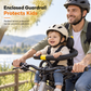 Bicycle Child Seat with Backrest and Cushion for Mountain Bikes Outdoor Parent Child Cycling