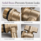 Solid Brass Underfloor Heating Manifold Drain Radiator Air Exhaust Ball