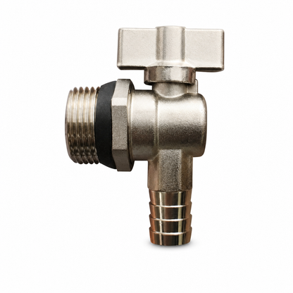 Solid Brass Underfloor Heating Manifold Drain Radiator Air Exhaust Ball