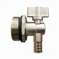 Solid Brass Underfloor Heating Manifold Drain Radiator Air Exhaust Ball