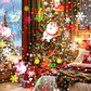 Rotating LED Christmas Pattern Projector Light