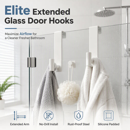📢📢40% OFF !! ⏰Over the Shower Door Hooks